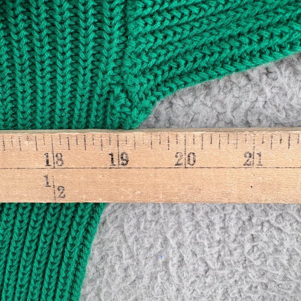 Loft Boyfriend Cardigan V Neck Knit Kelly Green Size XS oversized - Picture 7 of 11